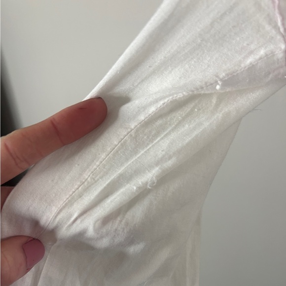 Y2K DOLLHOUSE Button Down Shirt Sequin Floral Cross Applique Preppy Western Sz M - Picture 6 of 15